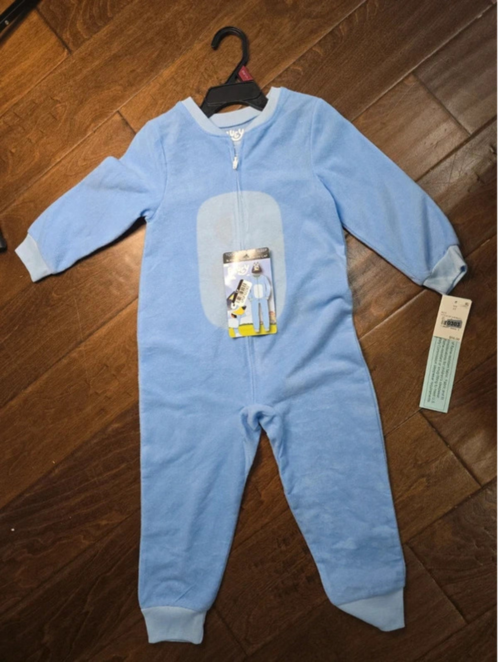 3t brand new bluey, from disney blanket sleeper, item 303G7